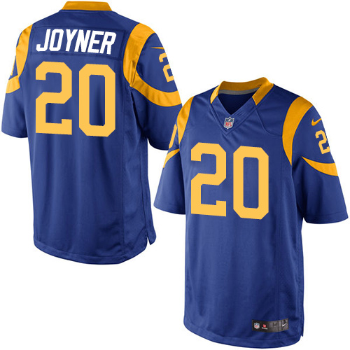 Men's Limited Lamarcus Joyner Nike Jersey Royal Blue Alternate - #20 NFL Los Angeles Rams